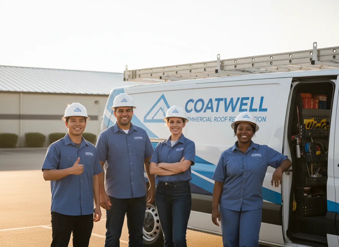 Commercial roof coating company in Hawk Point, MO